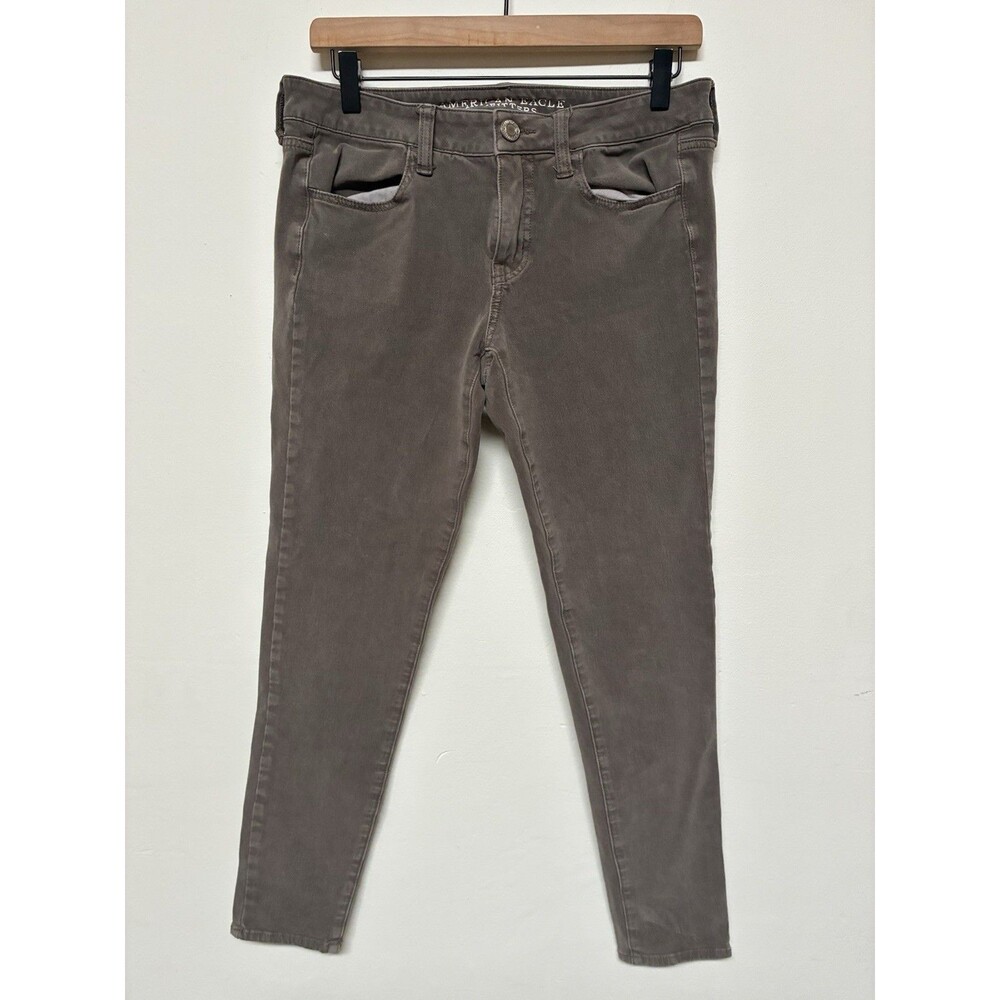 American Eagle Jeggings Women’s 8 360 Super Stretch Brown